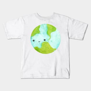 cute earth Kids T-Shirt